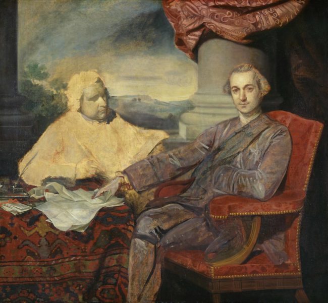 Lord Rockingham and Edmund Burke, by Sir Joshua Reynolds
