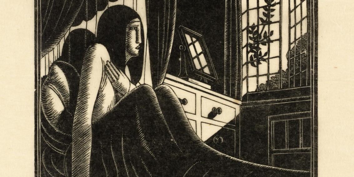 Autumn Midnight 1923 by Eric Gill 1882-1940