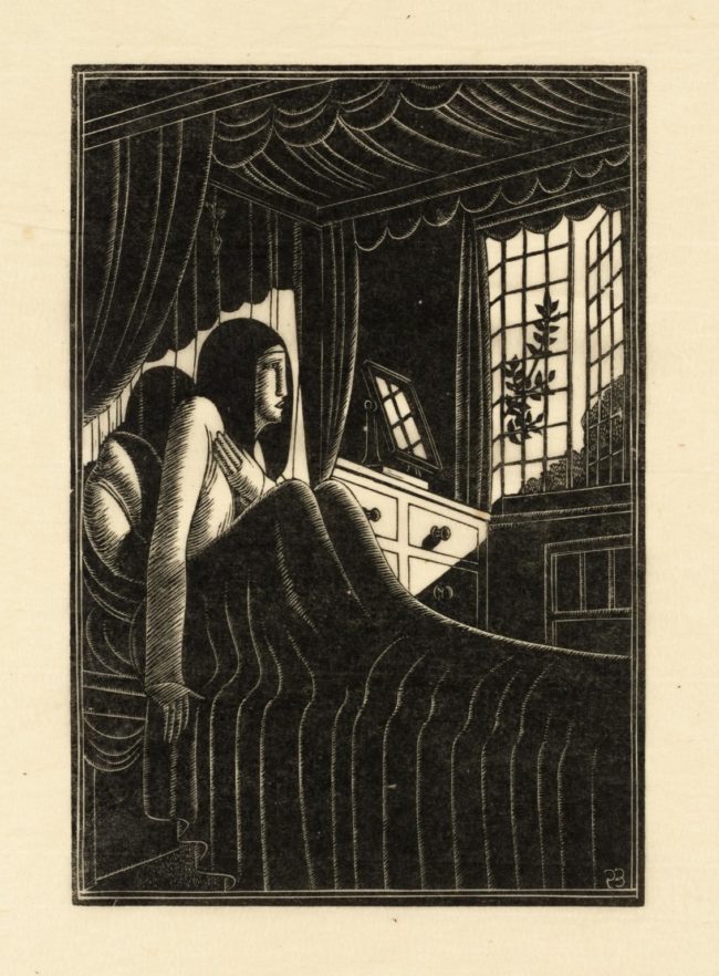 Autumn Midnight 1923 by Eric Gill 1882-1940